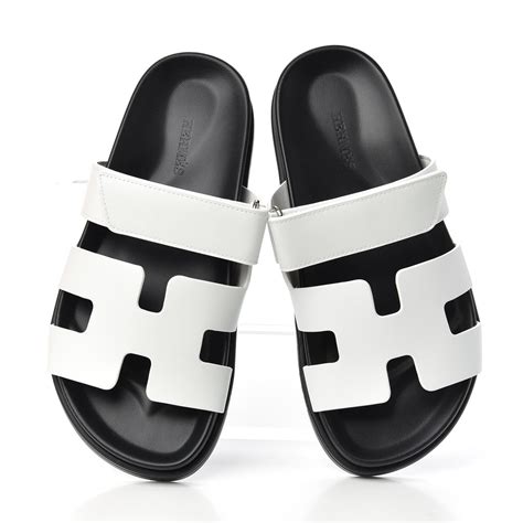 hermes womans sandals|hermes chypre sandal women white.